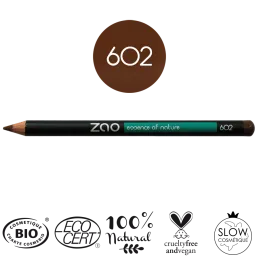 Crayons | Brun foncé 602 | Zao Makeup