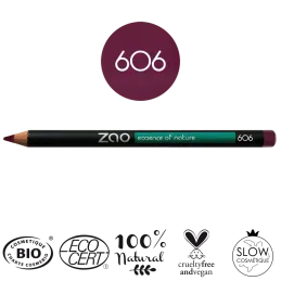Crayons | Prune 606 | Zao Makeup