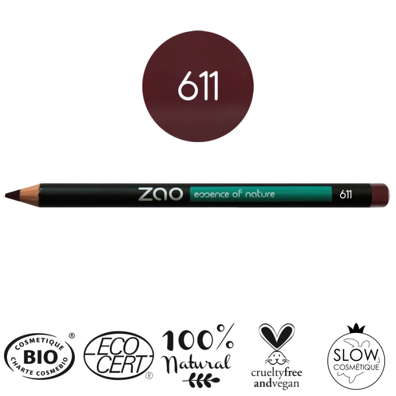Crayons | Pourpre 611 | Zao Makeup