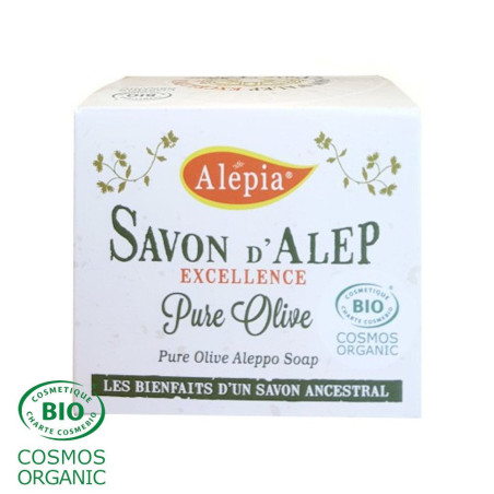 Alepia | Savon d'Alep Excellence Bio | 190g | Pure Olive