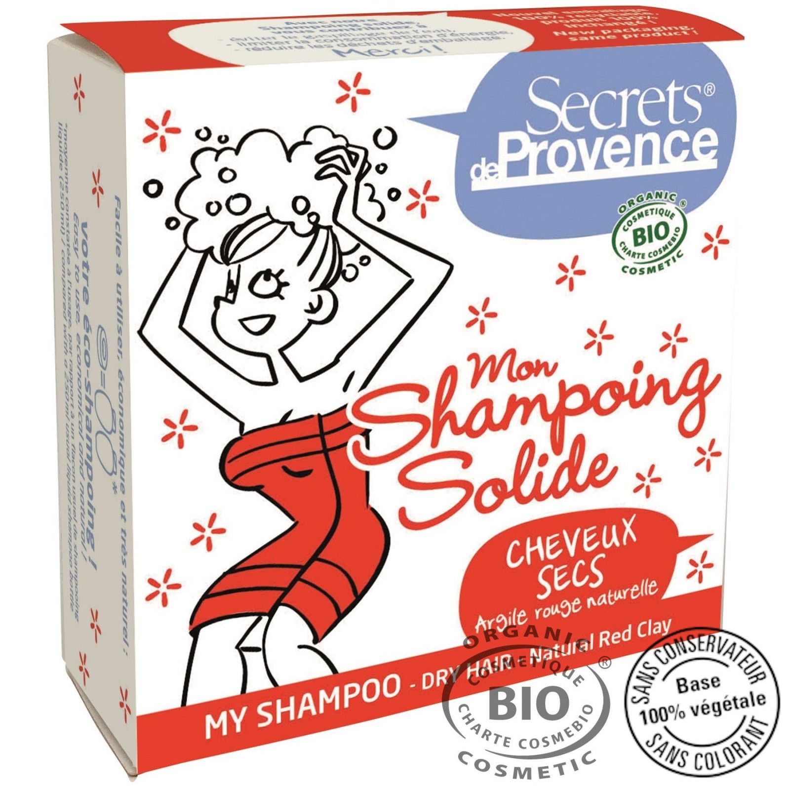 Shampoing solide | Cheveux Normaux | Secret de Provence | Passion-du-Naturel.com