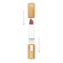 Rouge à lèvres Cocoon ZAO Make-Up - Élégance naturelle et soin sensoriel